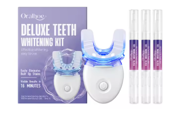 Kit de Blanqueamiento Dental de Alta Tecnología con Dispositivo LED, Resultados Rápidos en 16 Minutos, Elimina Manchas de Sarro, Cuidado Dental en Casa